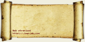 Danijela Žebeljan vizit kartica